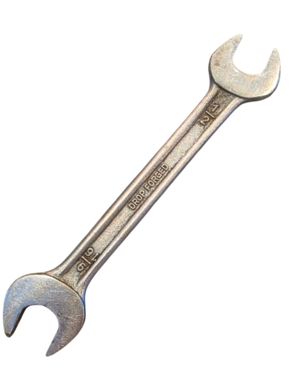 Vintage Double Open End Wrench Drop Forged 9/16 & 1/2
